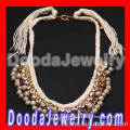 Cheap Fashion Ladies Crystal Beaded String Necklace 2013 